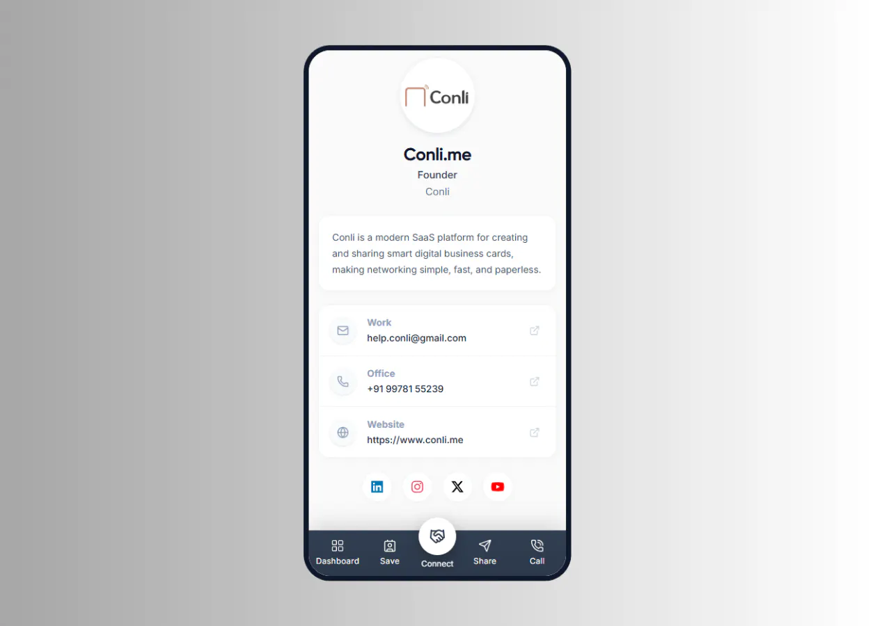 Conli – Smart NFC Digital Business Cards gallery image