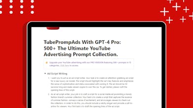 TubePrompAds With GPT-4 gallery image