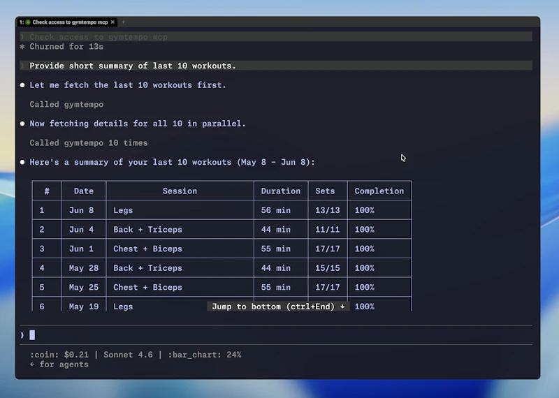 GymTempo screenshot 4