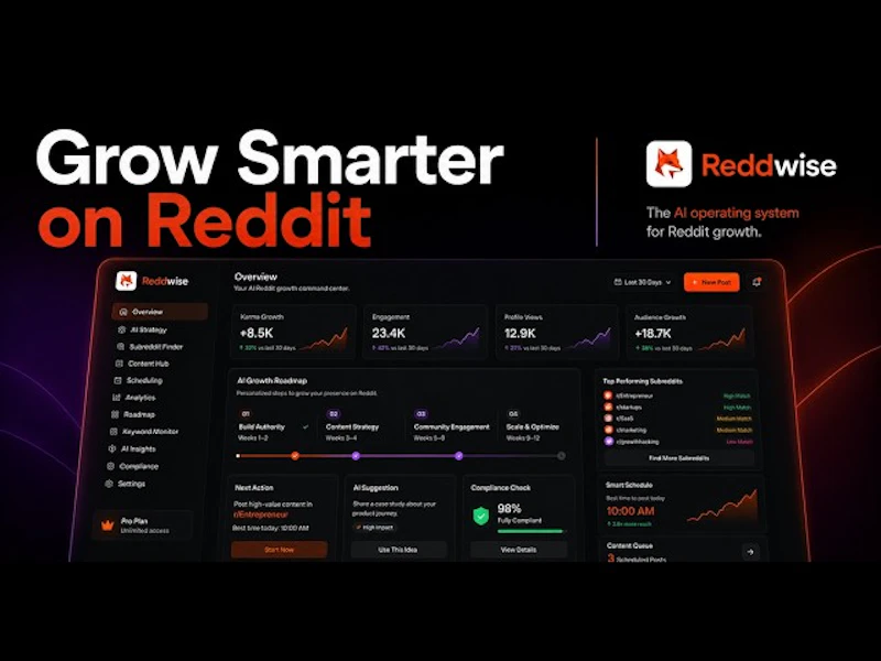 ReddWise screenshot 1 (video preview)