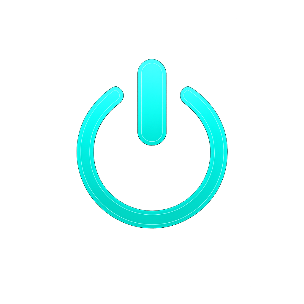 Auto Shutdown for Windows 10/11 - Product Hunt launch logo and brand identity