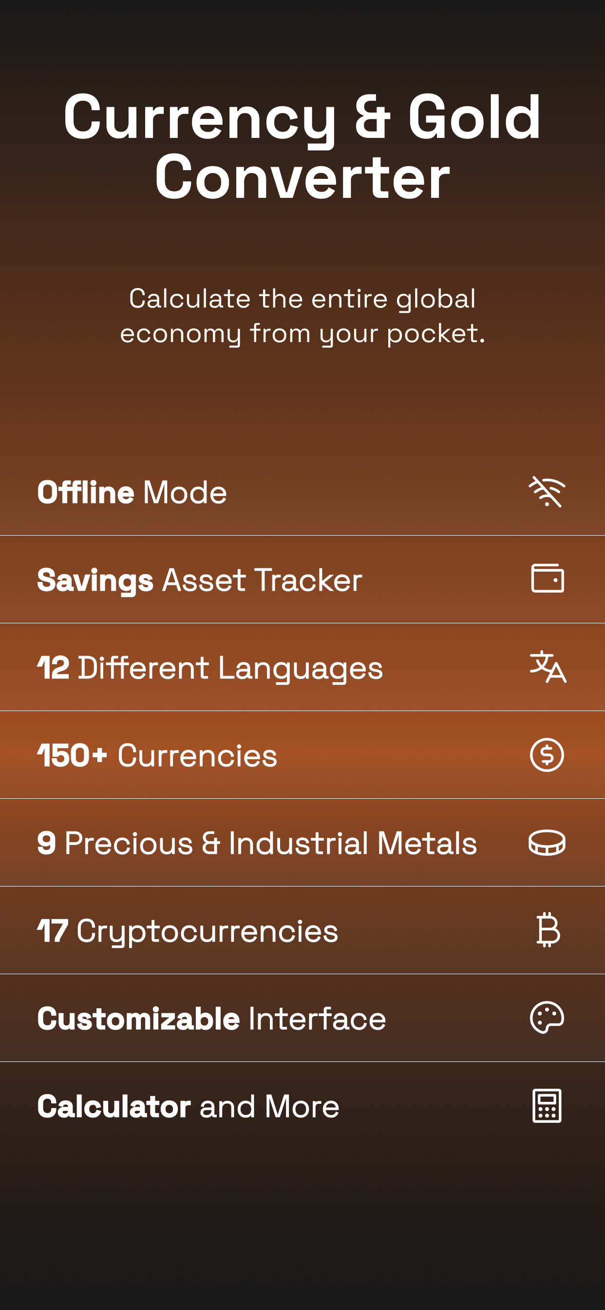 Currency & Gold Converter gallery image