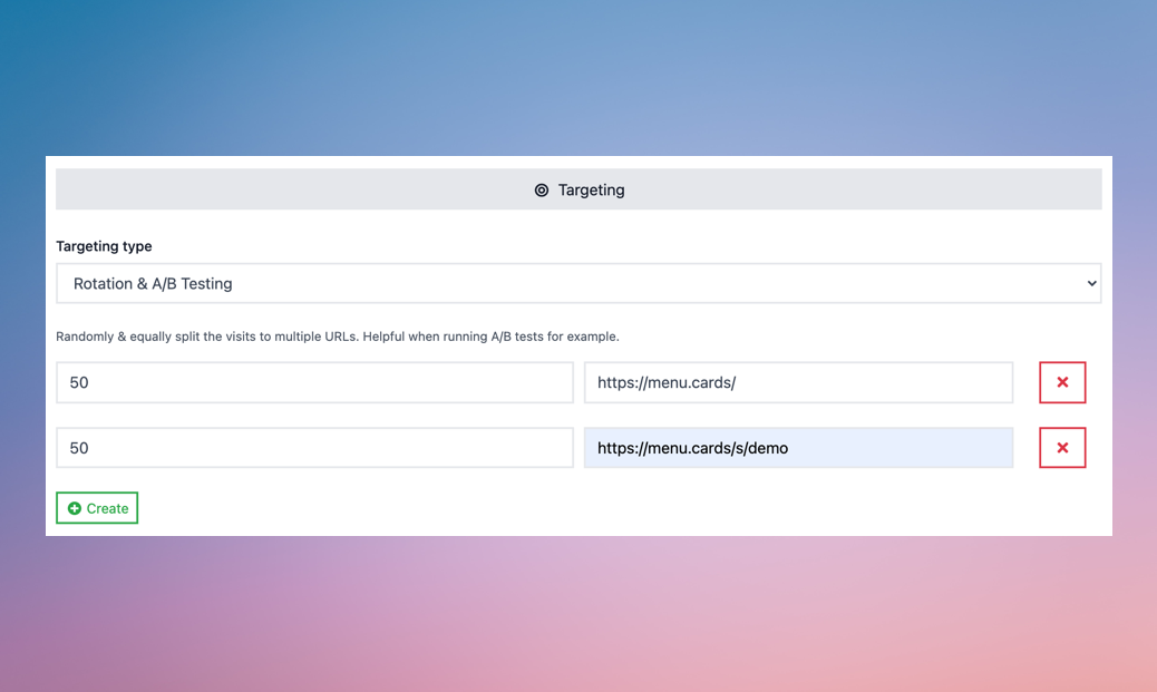 Square QR gallery image