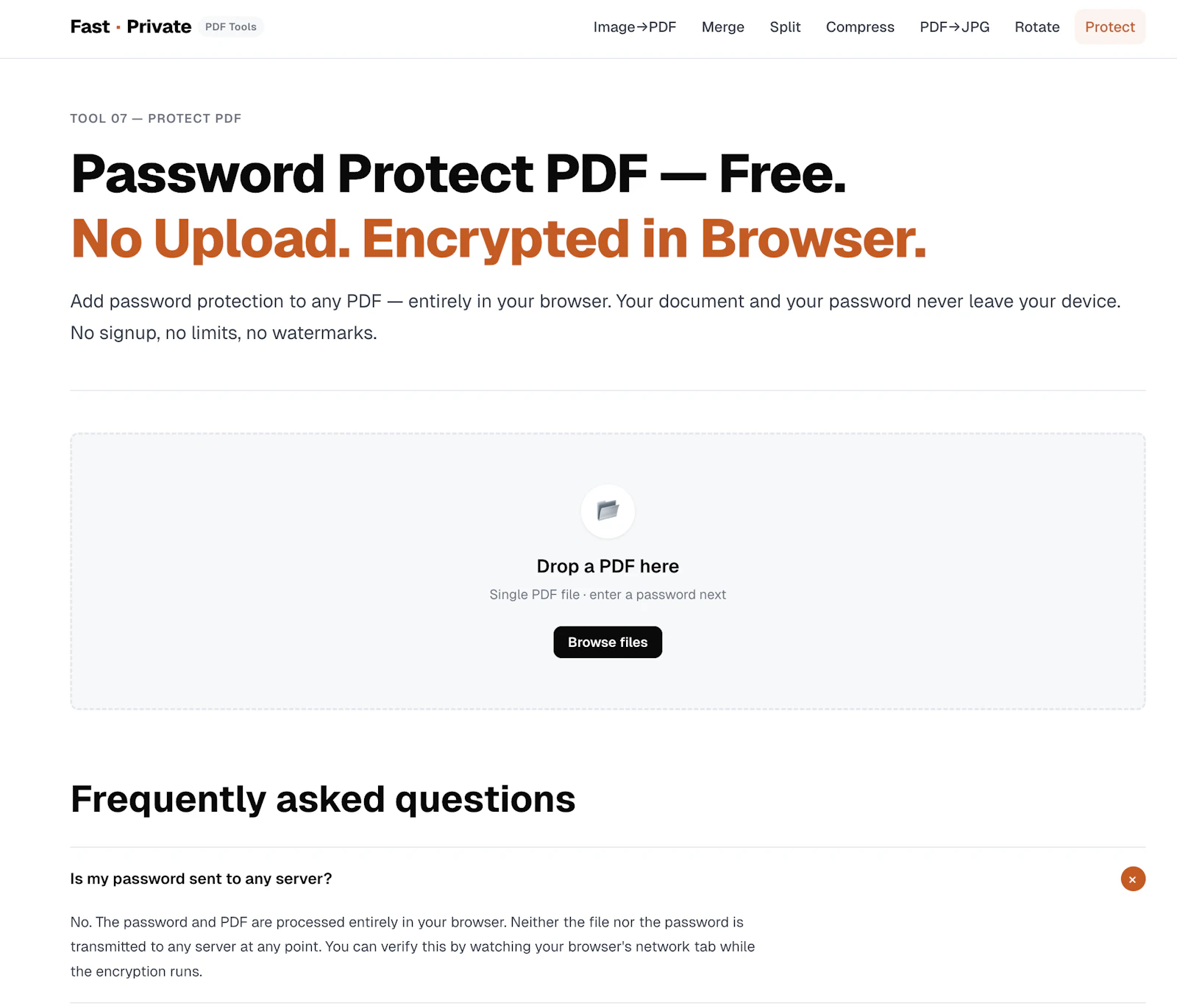 Fast Private PDF Tools screenshot 3