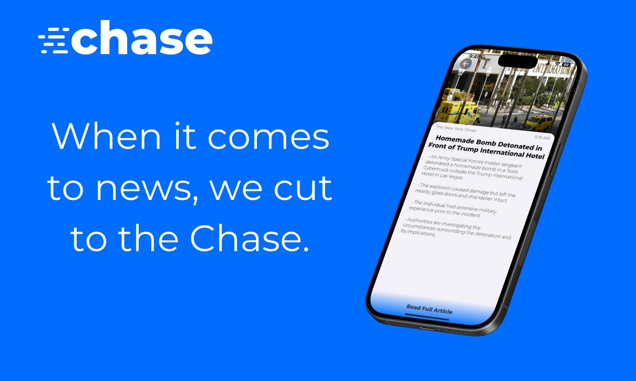 Chase - Notizie sintetizzate - L'app di notizie per le persone che non hanno tempo per le app di notizie media 1