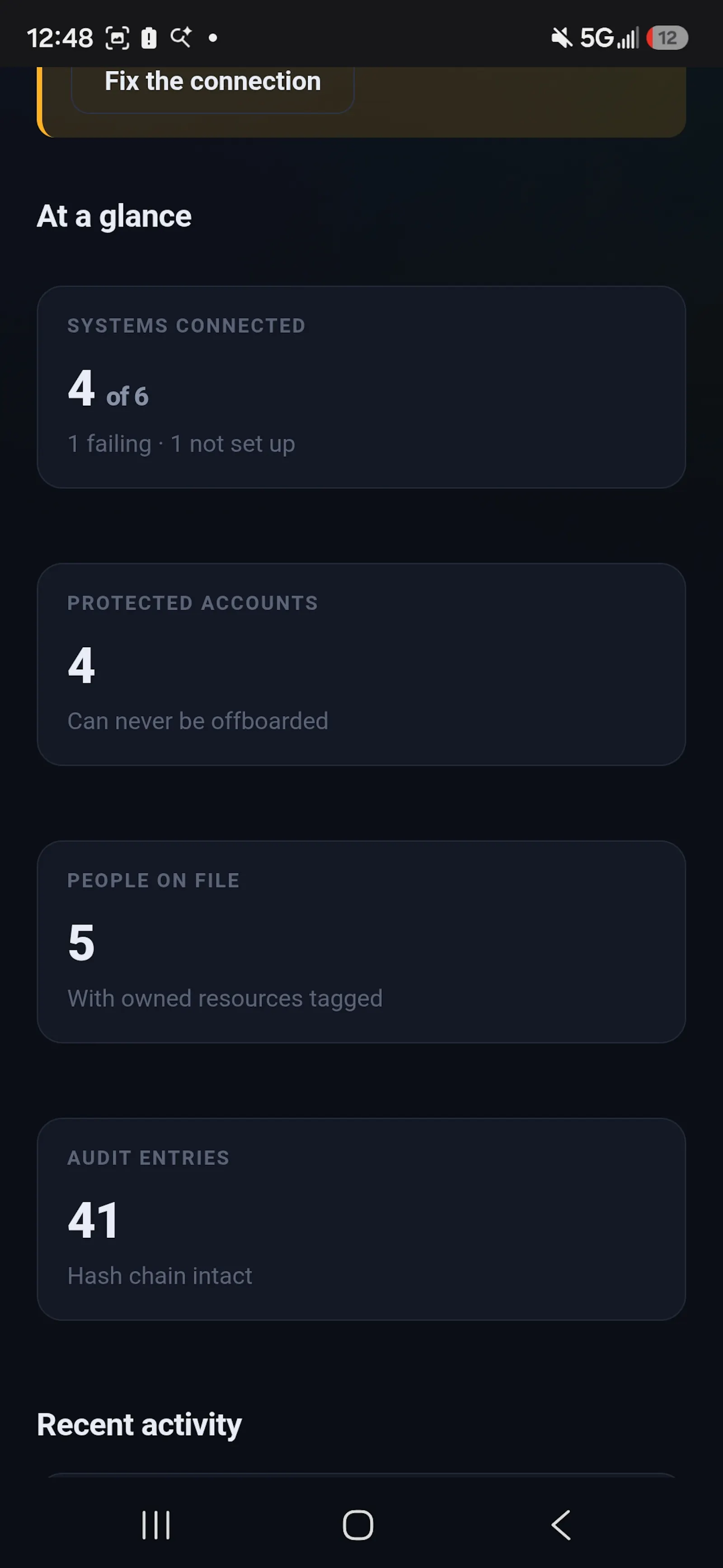 Live demo screenshot 6