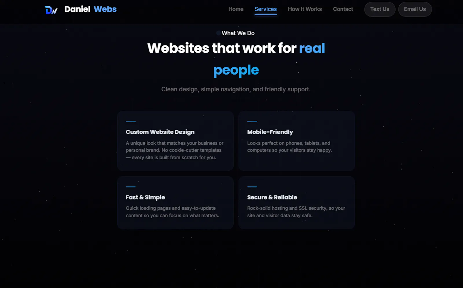 DanielWEBS screenshot 2