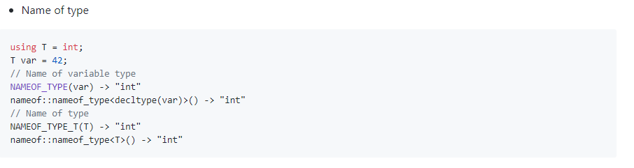Nameof operator for modern C++ gallery image