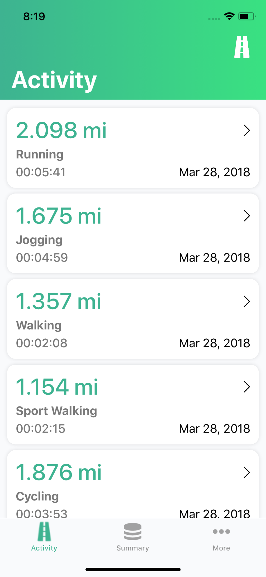 "Track My" series gallery image