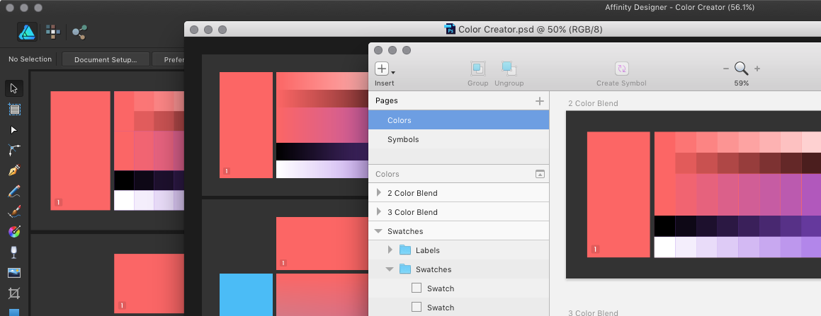 Bjango Color Creator Templates gallery image