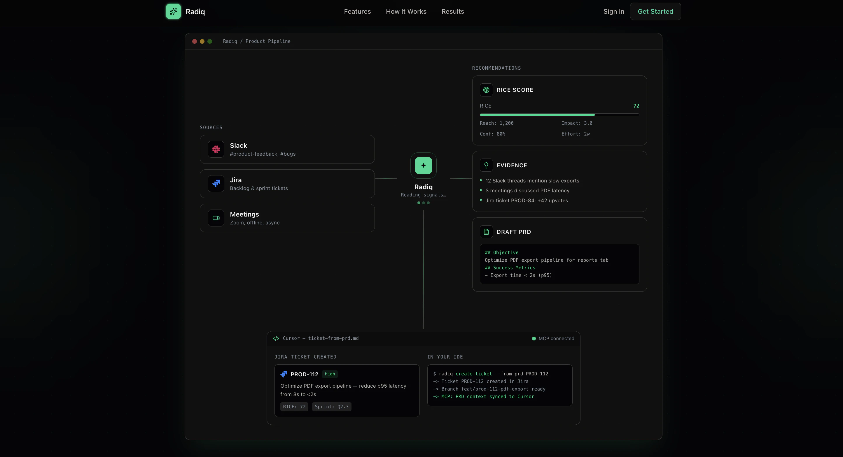 Radiq screenshot 2