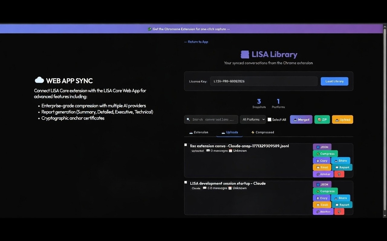 LISA Core - AI Memory Library gallery image