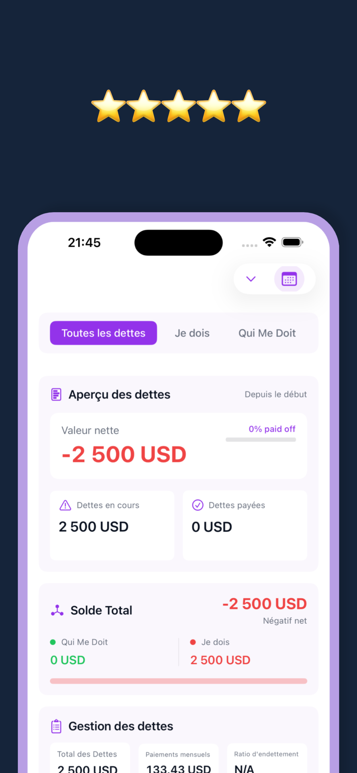 PayOffly - Screenshot 4 showing product features and functionality
