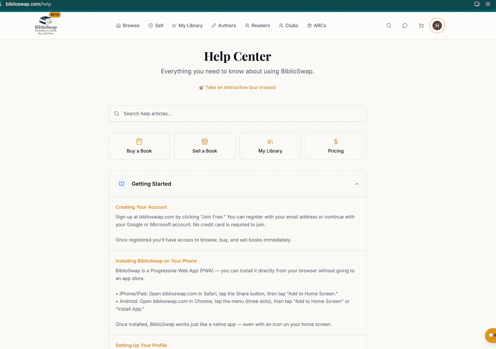 BiblioSwap screenshot 7