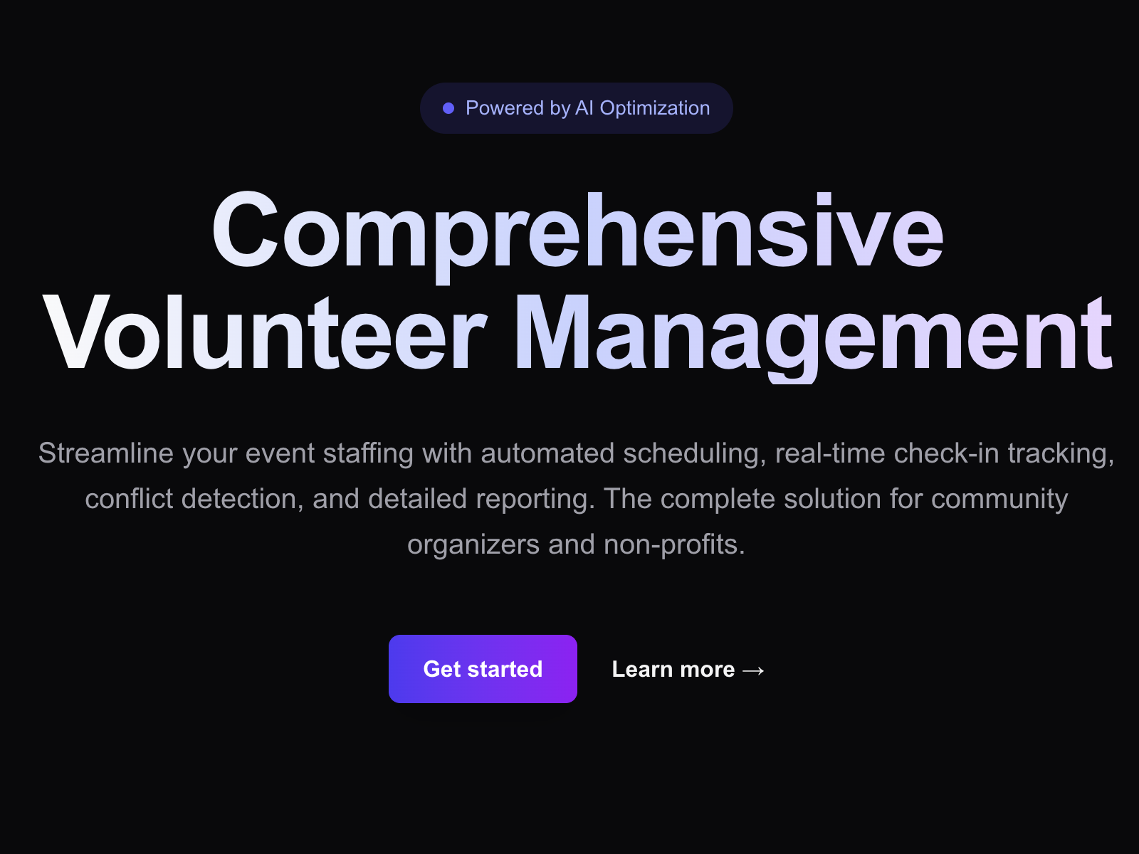 Web Scheduler - Main product screenshot demonstrating key features and user interface