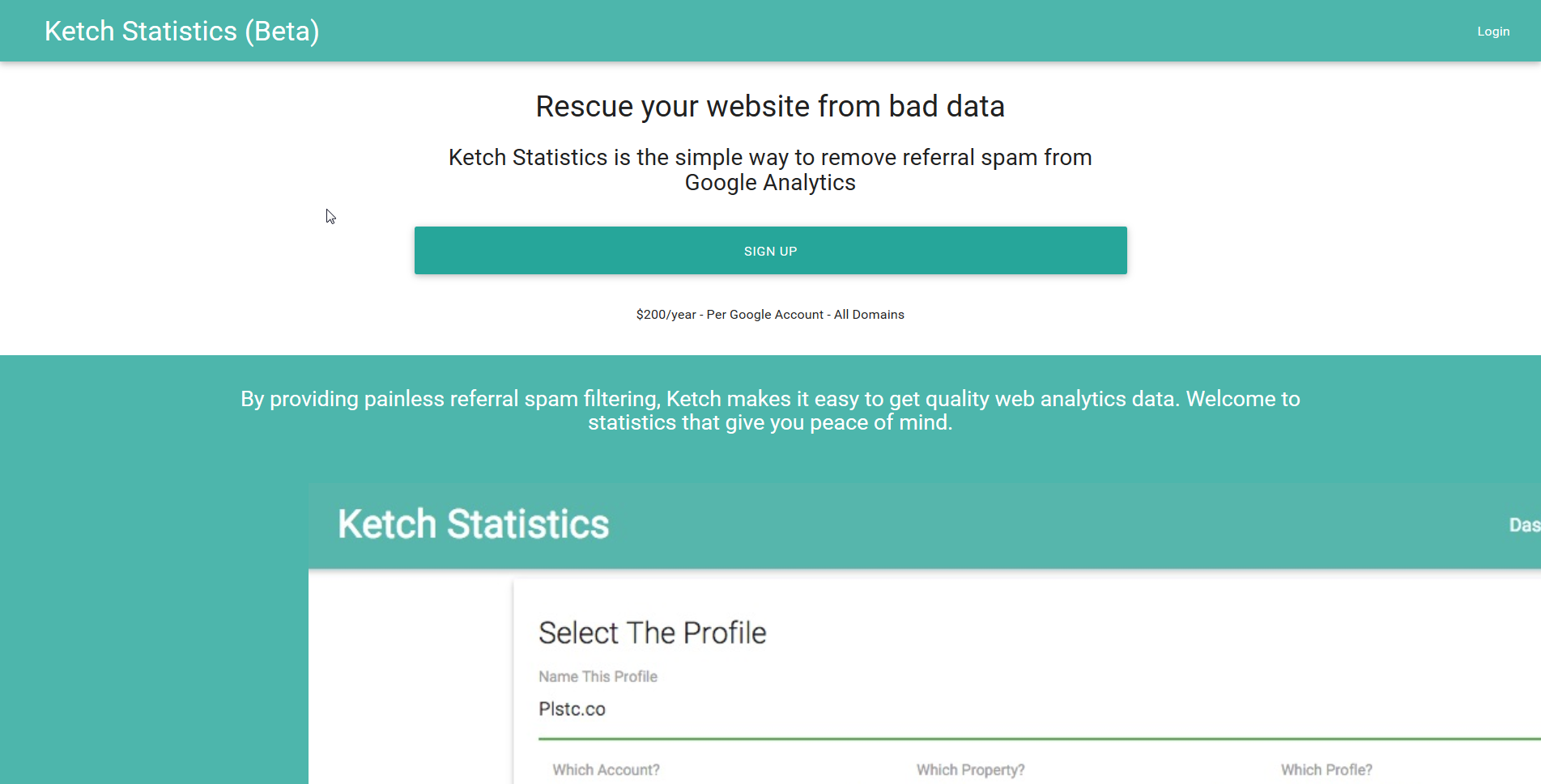 Ketch Statistics