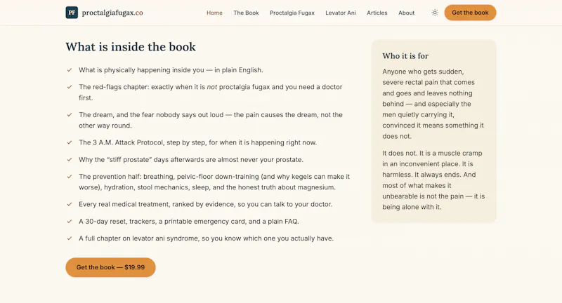 Proctalgia Fugax Ebook: For Rectal Pain screenshot 2