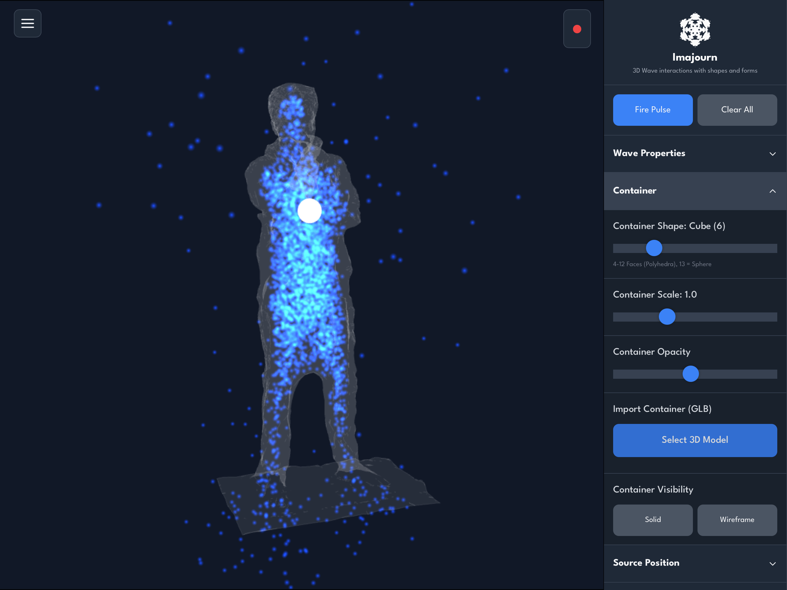 Imajourn - Screenshot 2 showing product features and functionality