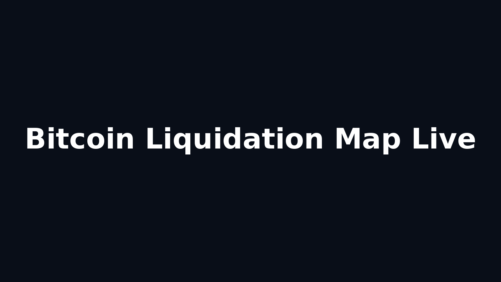 Bitcoin Liquidation Map gallery image
