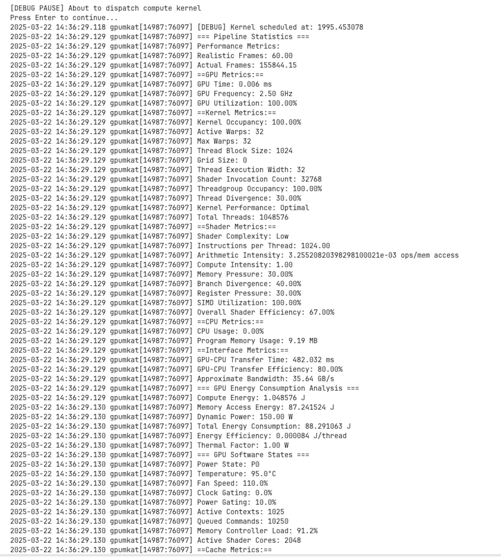 Gpumkat screenshot 3