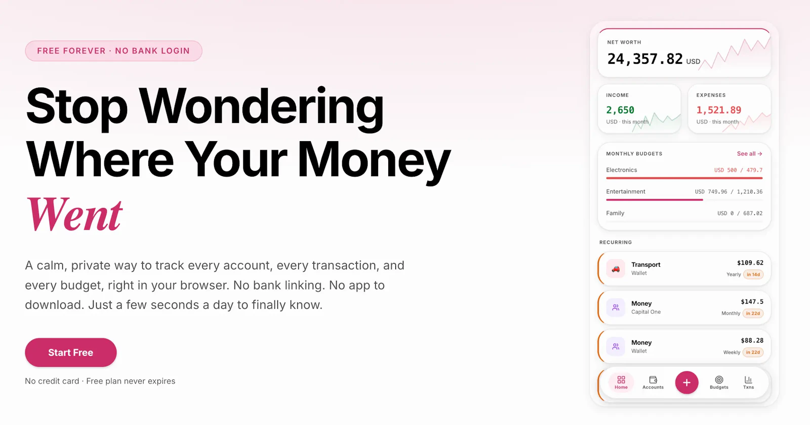 ExpenseSumo screenshot 1