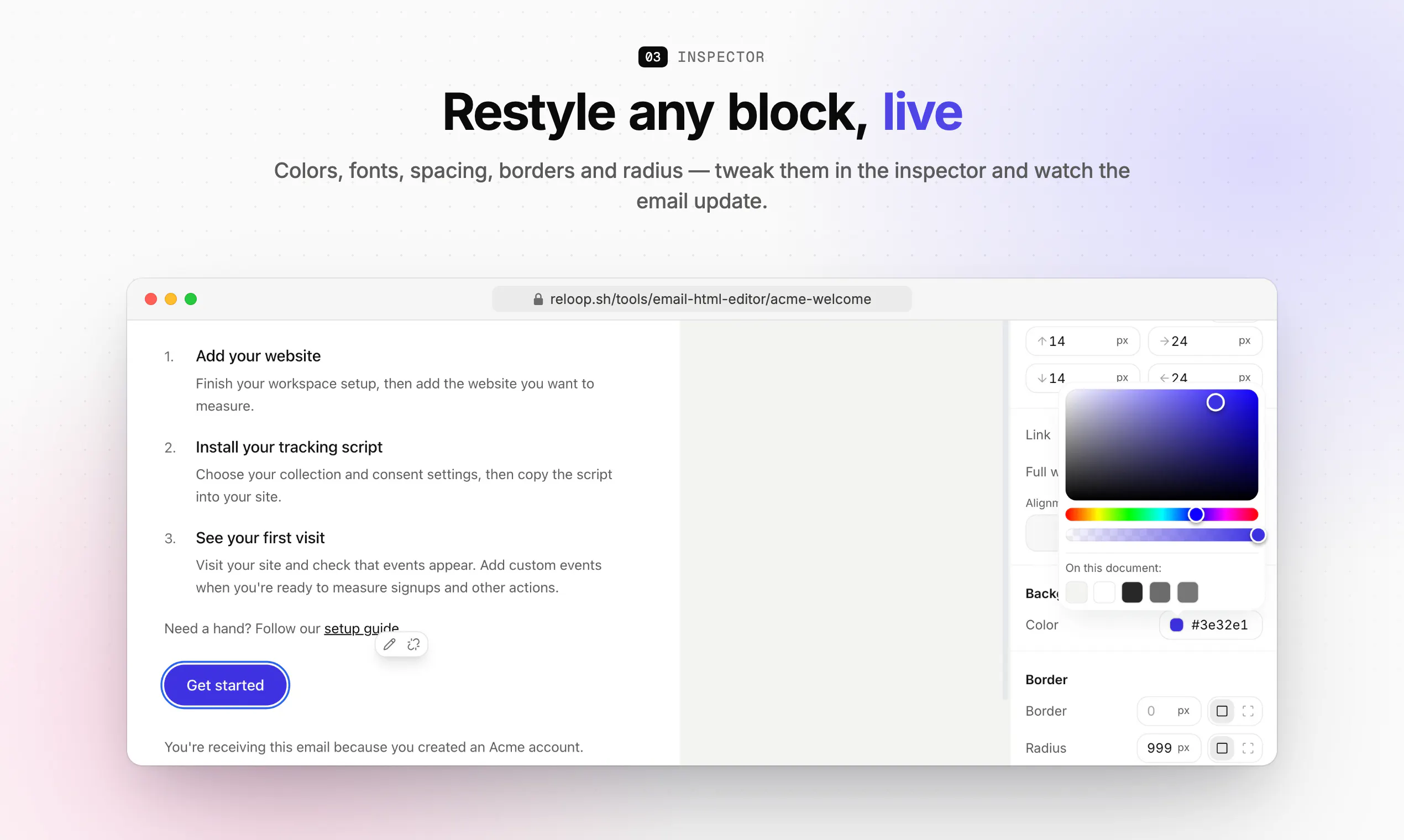 Email HTML Editor by Reloop screenshot 4