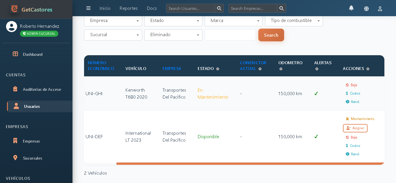 GetCastores - Screenshot 2 showing product features and functionality