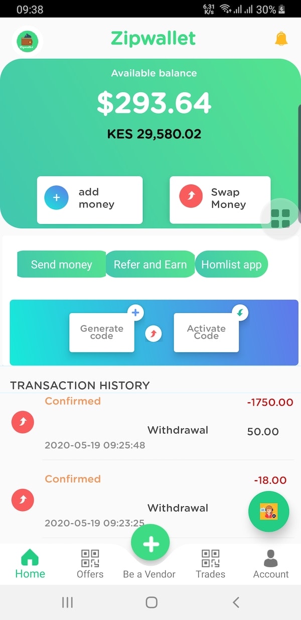 zipwallet-send money with 100+ payments gallery image