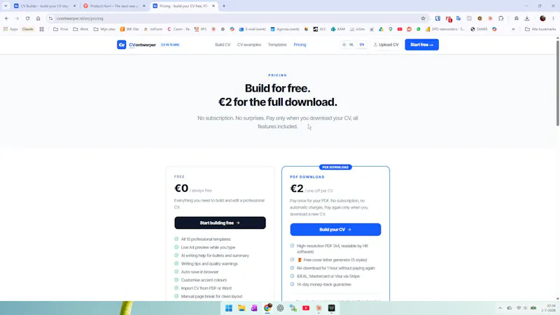 CVontwerper screenshot 3
