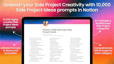 10,000+ Side Project Ideas Prompts gallery image