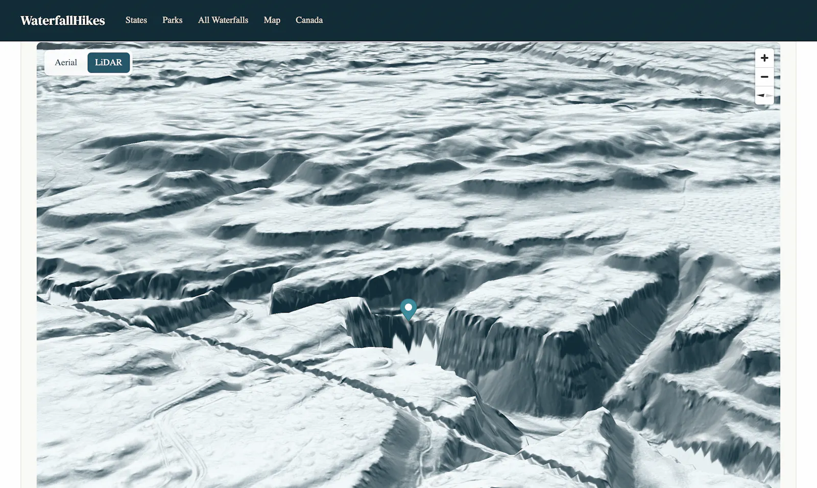 WaterfallHikes.com  screenshot 9