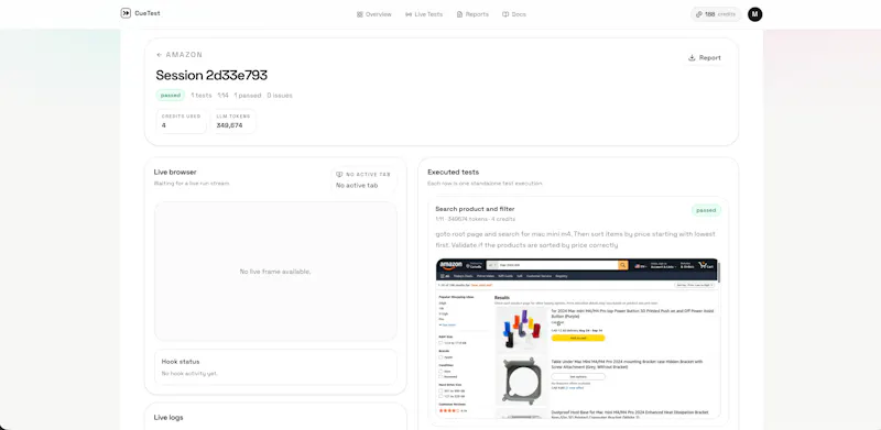 CueTest screenshot 3