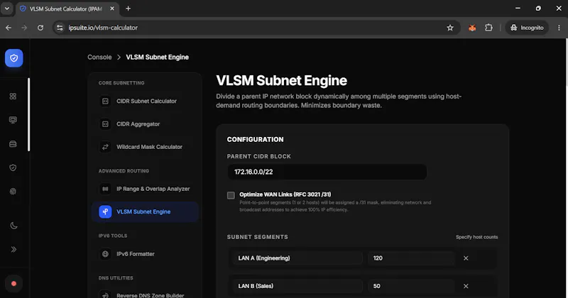 IPSuite screenshot 2