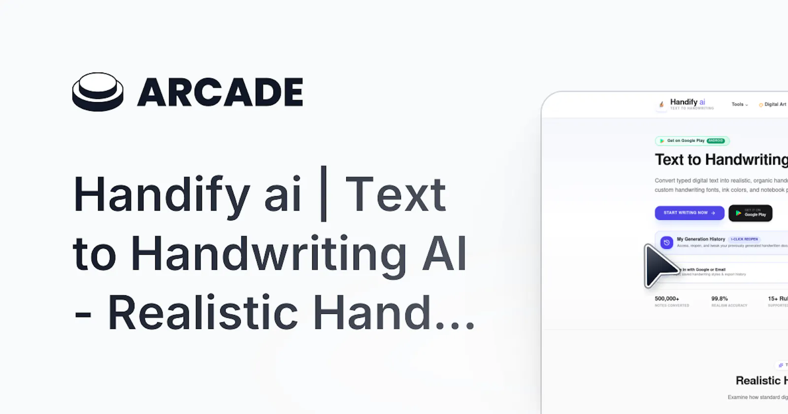 Handify ai screenshot 2