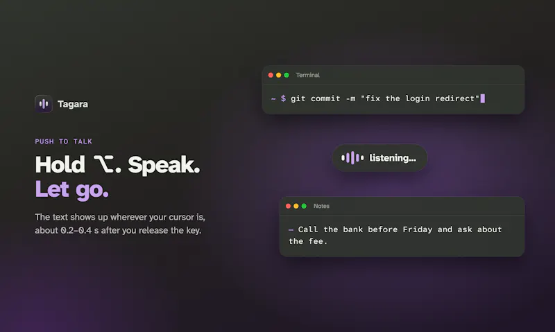 Tagara screenshot 1