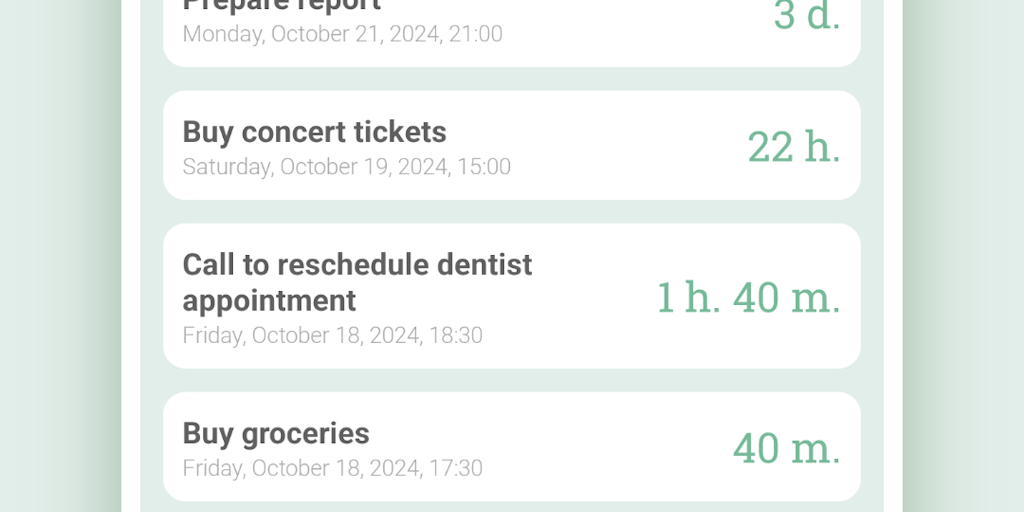 Daily Reminder: Timer, Planner