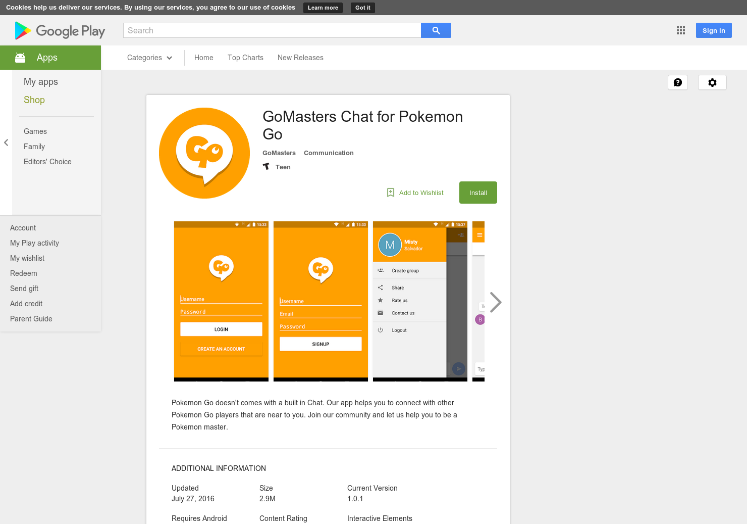 GoMasters -  Chat for Pokemon GO gallery image