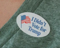"I Didn't Vote for Trump" Stickers