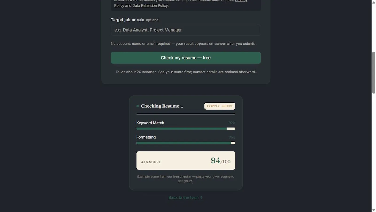 PixelDock Resume screenshot 2