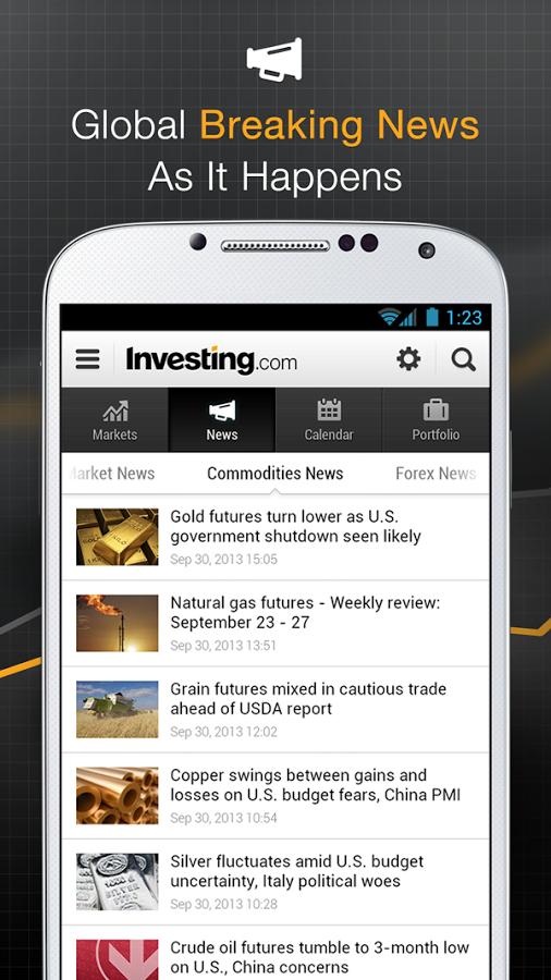 Investing.com App gallery image