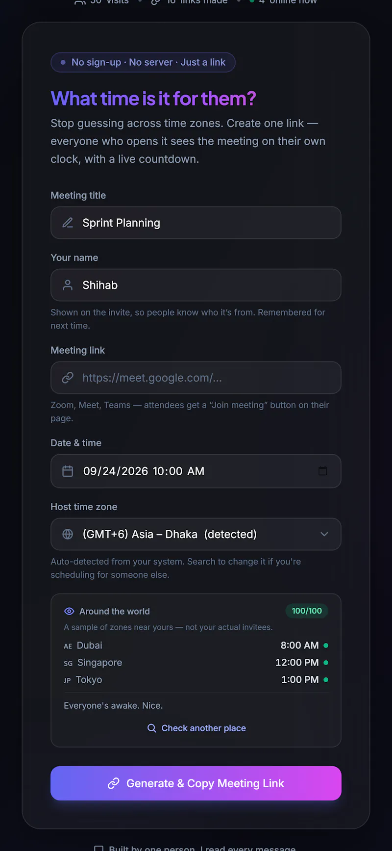 whattimefor.me screenshot 3