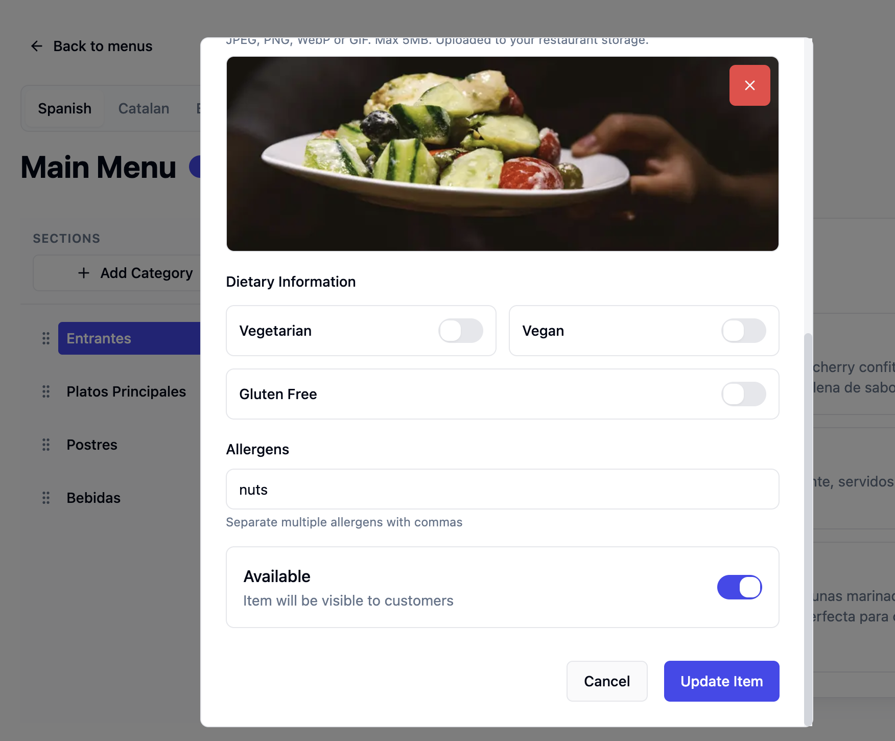 Digital QR Menu for Restaurants gallery image