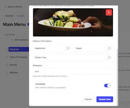 Digital QR Menu for Restaurants gallery image
