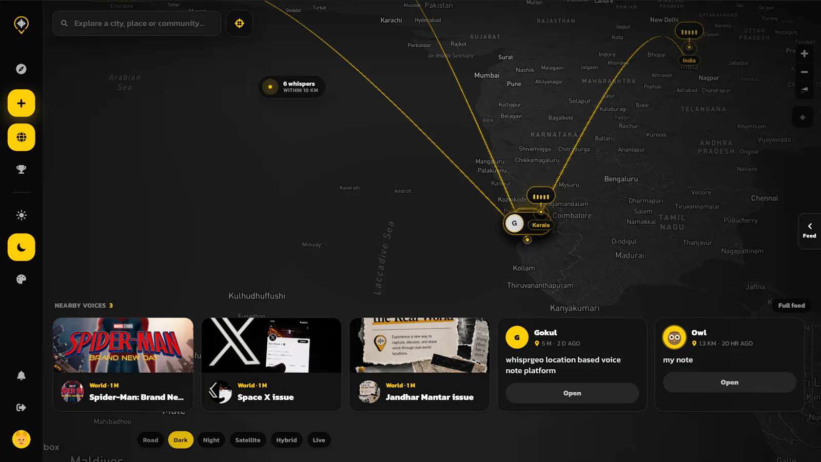 WhisprGeo screenshot 2