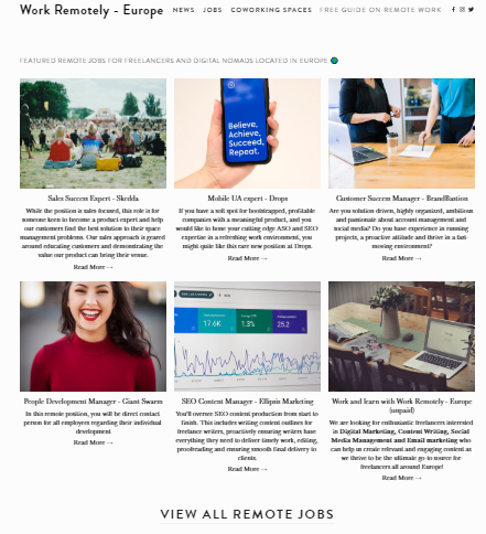 Work Remotely - Europe gallery image