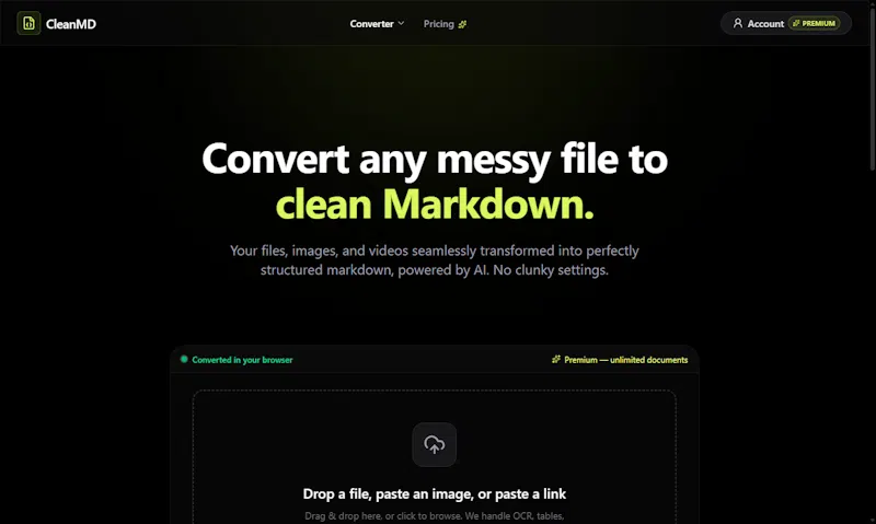 CleanMD screenshot 1