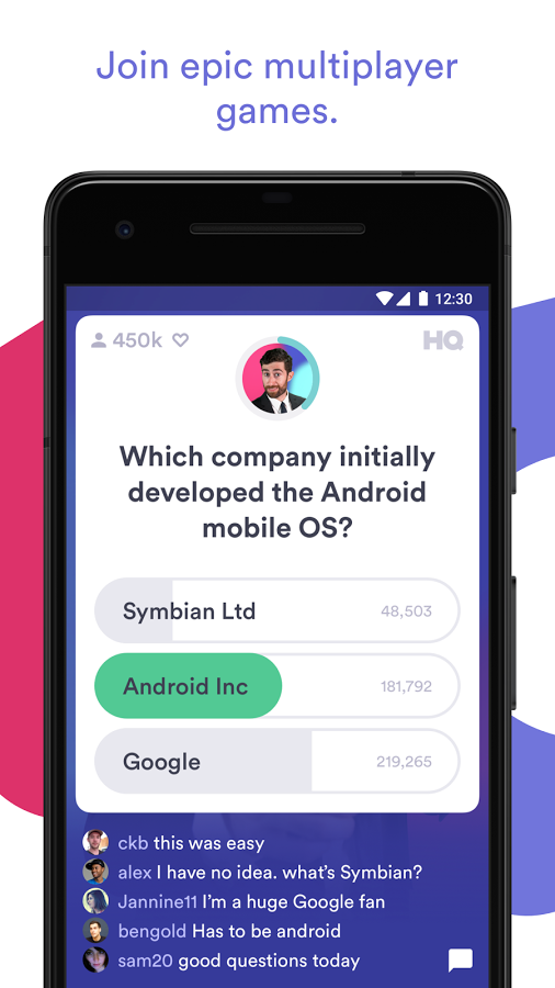 HQ Trivia for Android Image