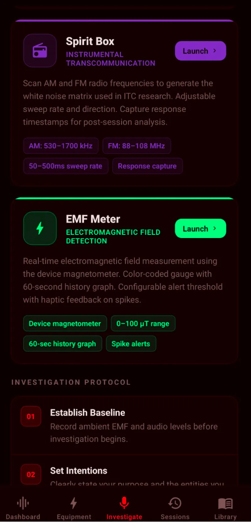  ECHOVOX – ITC & EVP Research Tool screenshot 7