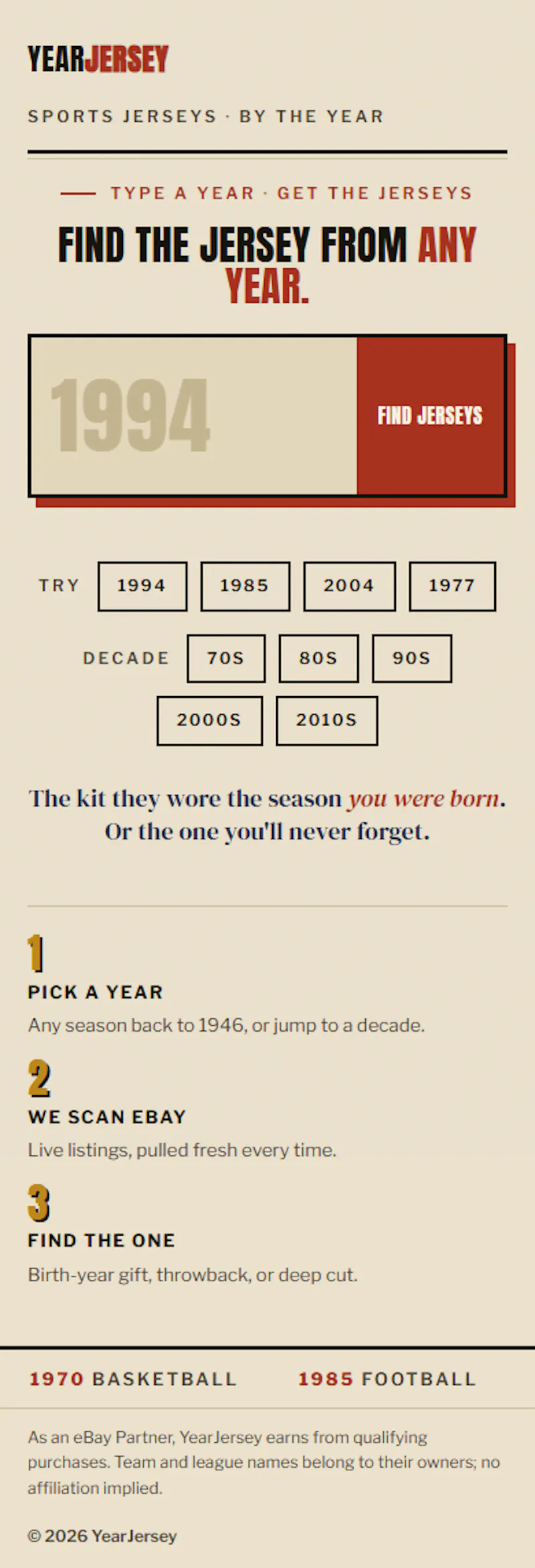 YearJersey — Sports jerseys, by the year screenshot 5