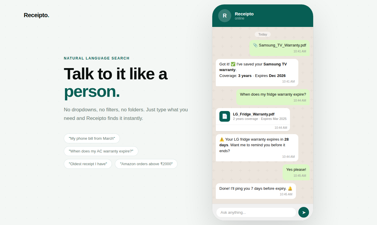 Receipto gallery image